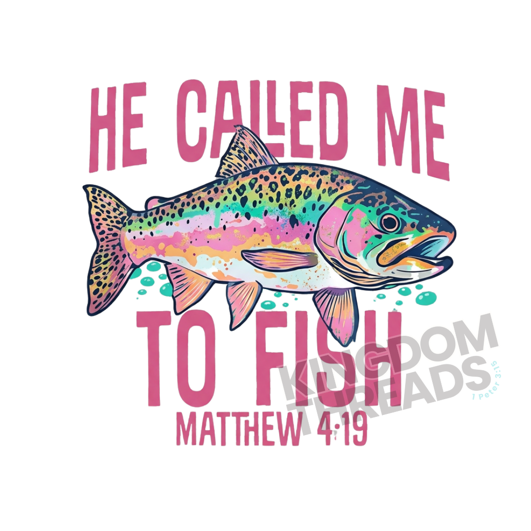 Called to Fish | Matthew 4:19 Tee