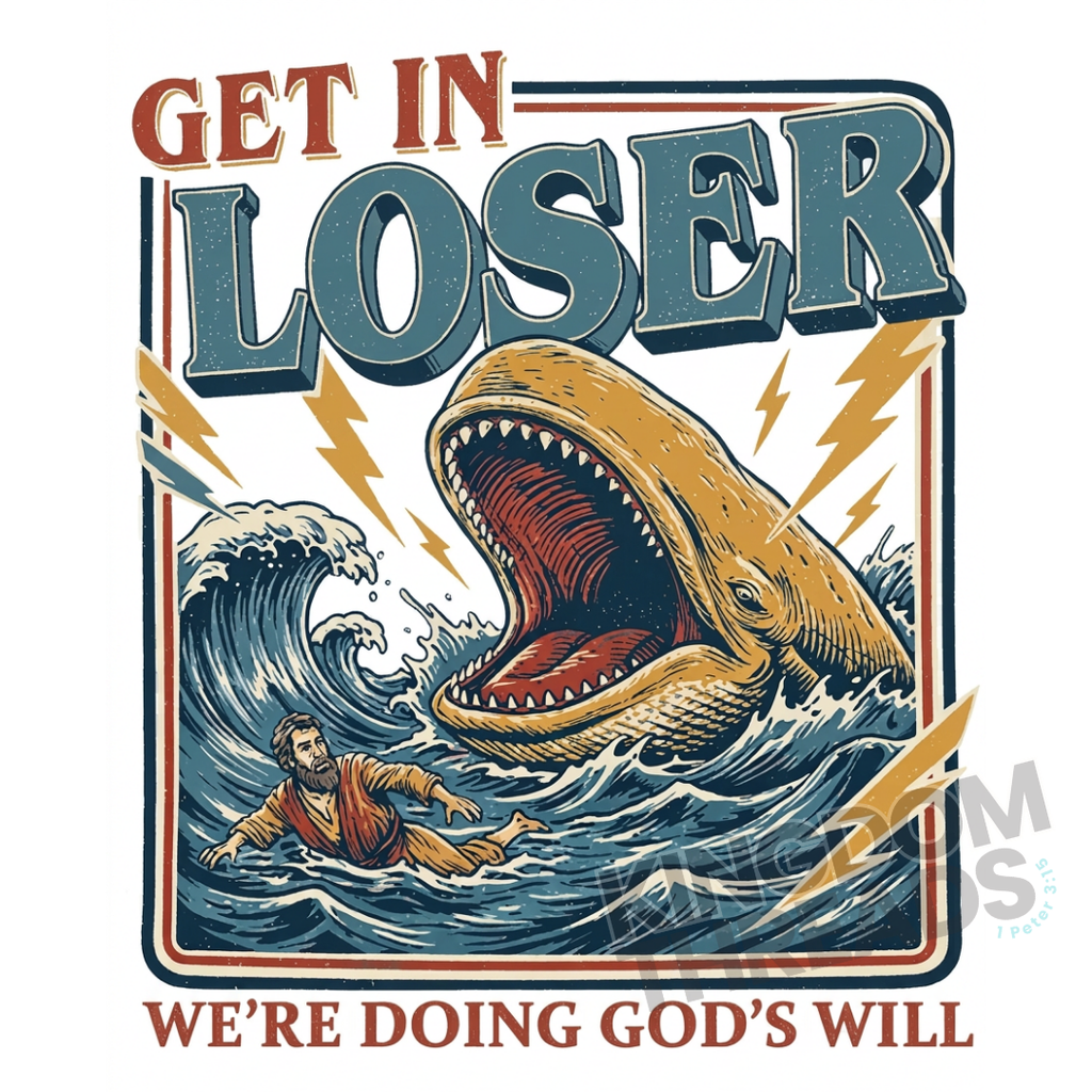 Get In Loser, We're Doing God's Will Tee