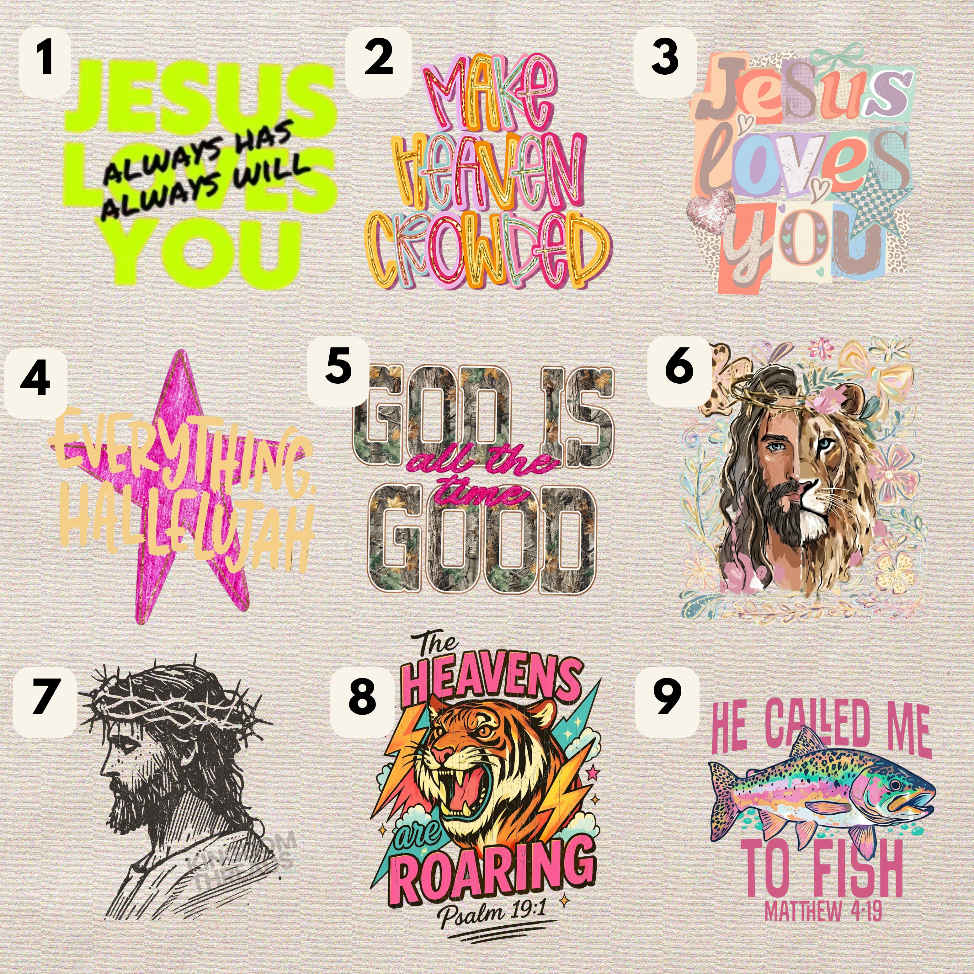 Faith Canvas Totes